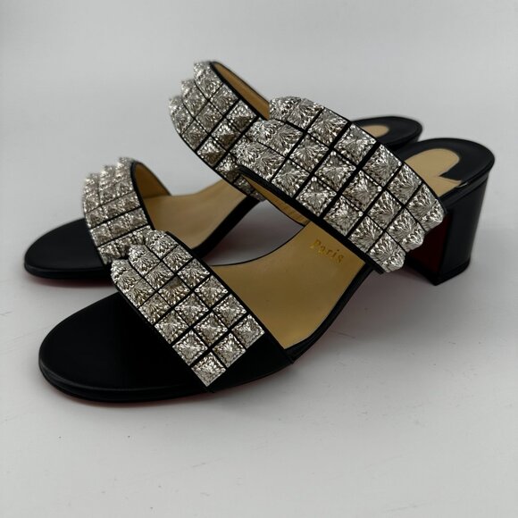 Louboutin Myriadiam 55 Studded Slide - Size 39 - Picture 4 of 8
